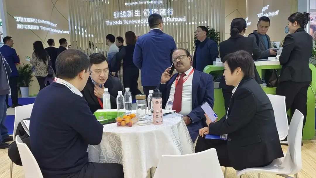 實力&ldquo;圈粉&rdquo;，盡展產(chǎn)業(yè)新風貌！山東聊城展團首次亮相2025yarnexpo春夏紗線展
